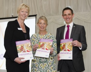 Picture of Hanover, Bield and Trust Chief Executives at the launch of the new guide.