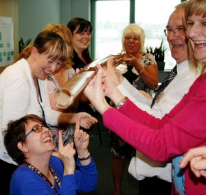 Picture of Hanover staff at staff conference