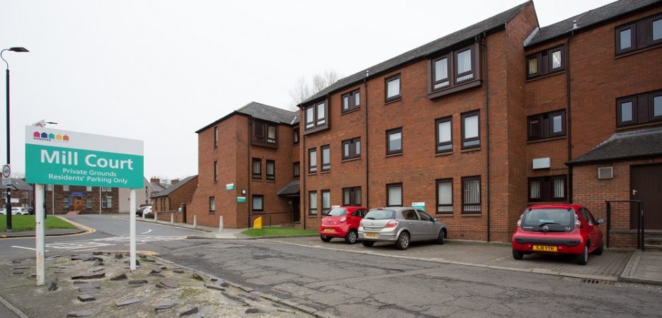 078_1 Exterior Shot of Mill Court Kilmarnock Hanover Development